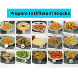 15 Pcs Snack Maker + Free 5 Pcs sweet & snack cutters With Roller